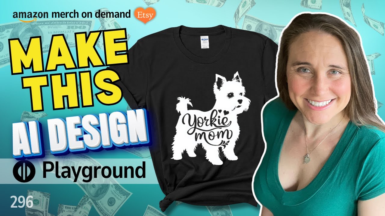 Playground AI Design Tutorial For Print On Demand: Plus 5 Bonus Niches!💲💲💲