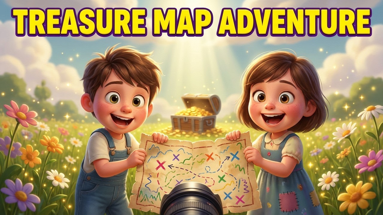 Treasure Map Adventure 🗺️✨ | A Fun Kids Song About Friendship, Clues & Discovery!