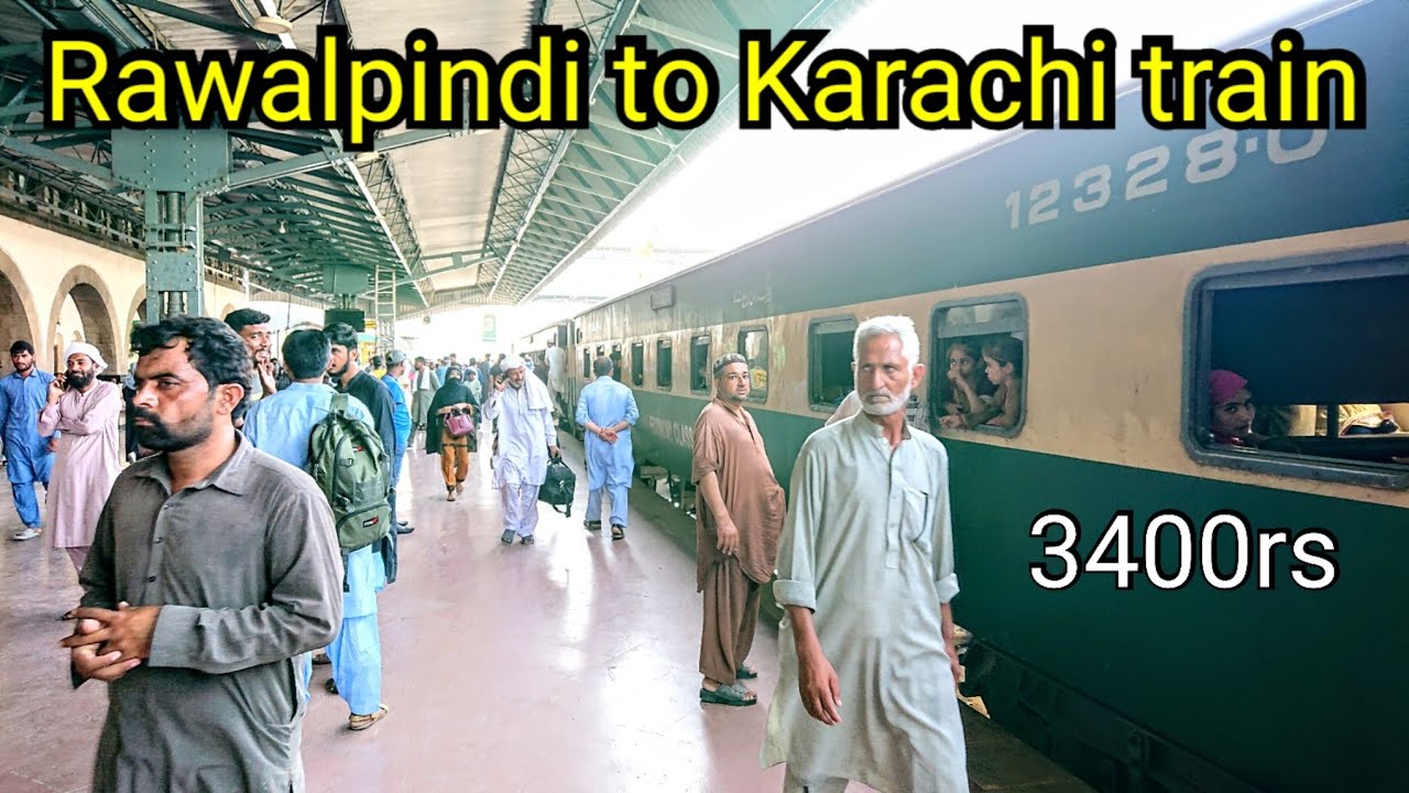 Pakistan Railway Rawalpindi To Karachi Train | Rehman Baba Express