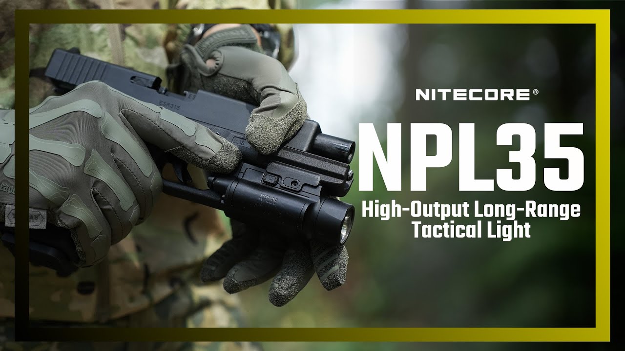 High-Output Long-Range Tactical Light丨2000 Lumens丨NITECORE NPL35