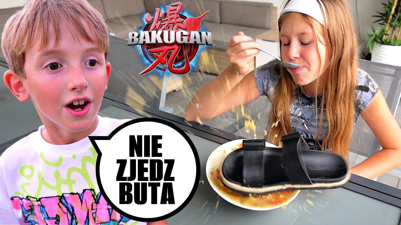 ZUPA Z BUTEM :) BITWA BAKUGAN RODZICE VS DZIECI