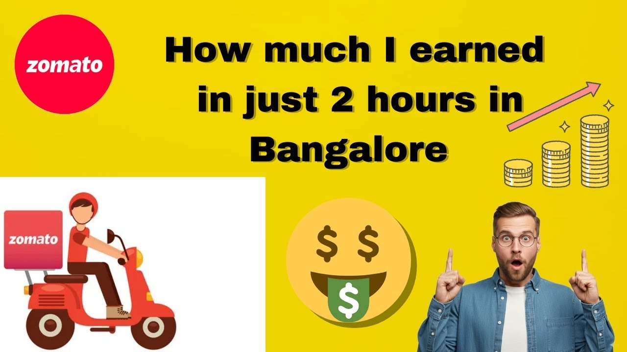 How Much I Earned in Just 2 Hours on Zomato in Bangalore 😱💰