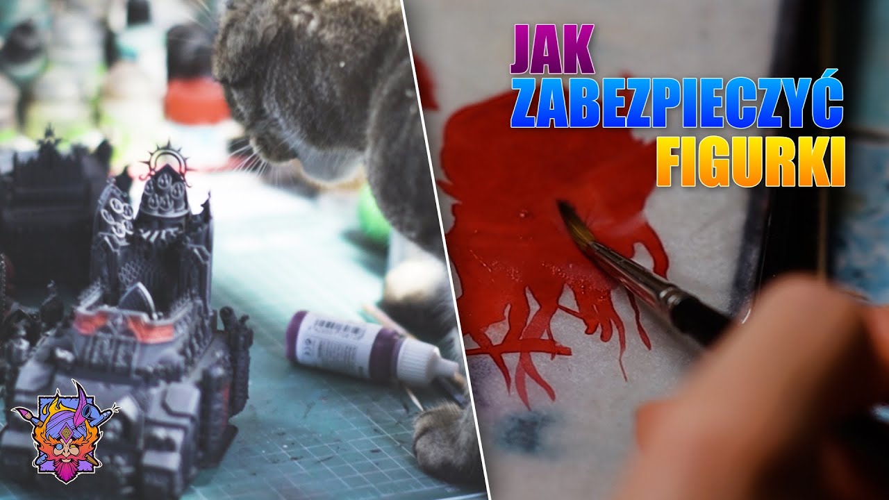 Zabezpieczanie modeli po skończonym malowaniu