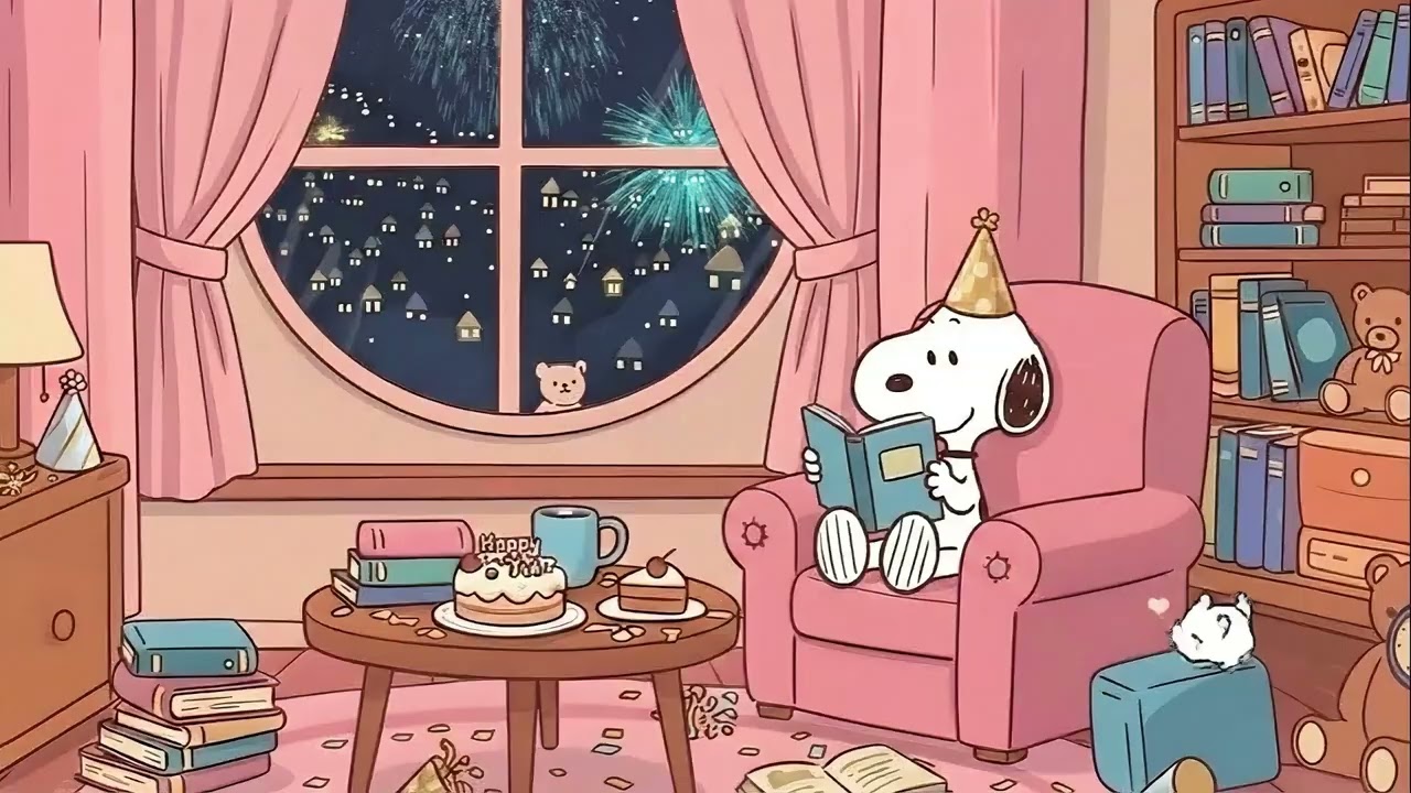 Snoopy Study Music 📚🎧 Lofi Beats for Deep Concentration