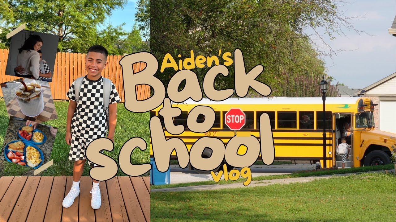 Aiden's First Day Back To School! *6th grader*
