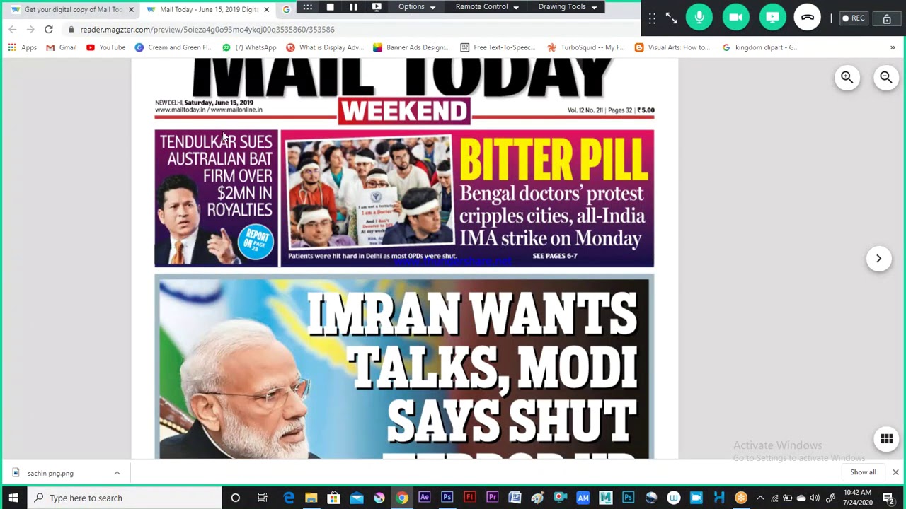 Tabloid newspaper design part 2