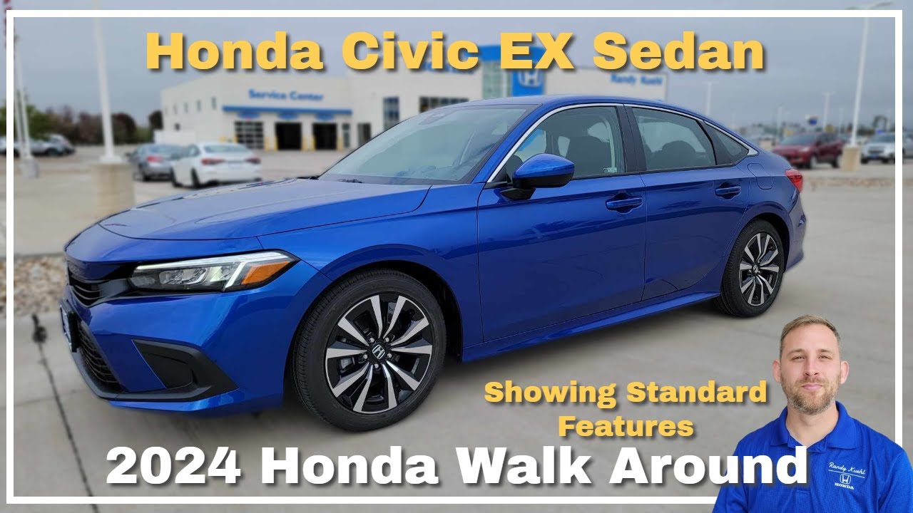 2024 Honda Civic EX Sedan Walkaround Standard Features