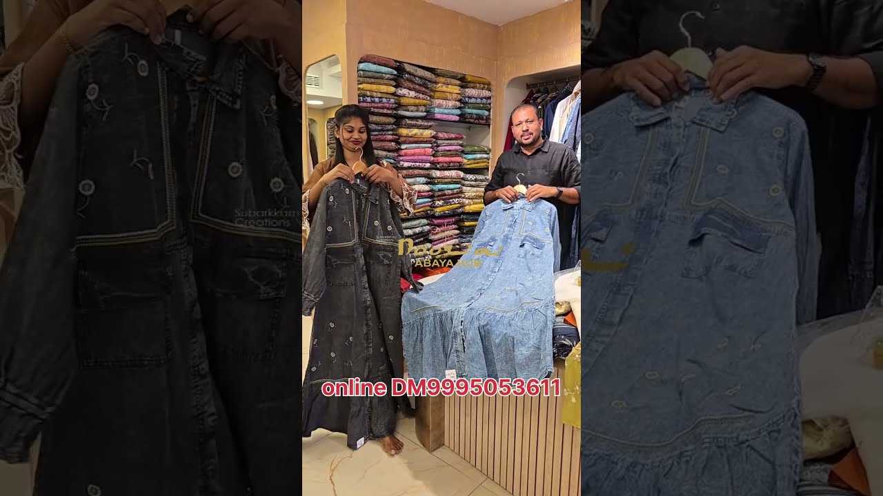 ✨️Premium hub Denim GOWN ✨️#alamcode ##ayathil KOLLAM online DM 