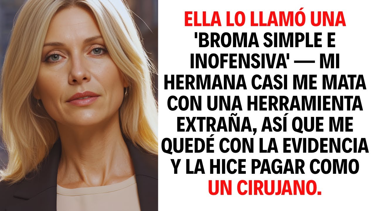 “ELLA LO LLAMÓ UN ‘CHISTE INOFENSIVO’—CASI ME MATA, ASÍ QUE GUARDÉ LA PRUEBA Y LA HICE PAGAR COMO...