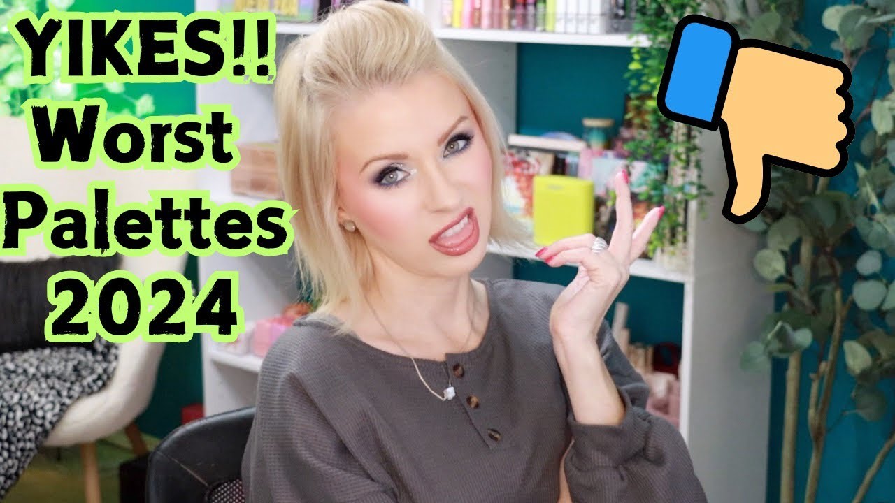 YIKES! The WORST EYESHADOW PALETTES of 2024!