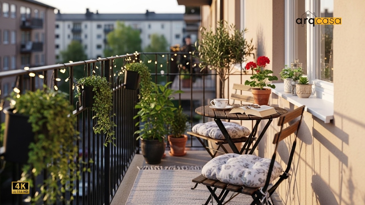 220 Ideas para Balcones Pequeños | Cómo Crear un Espacio Acogedor