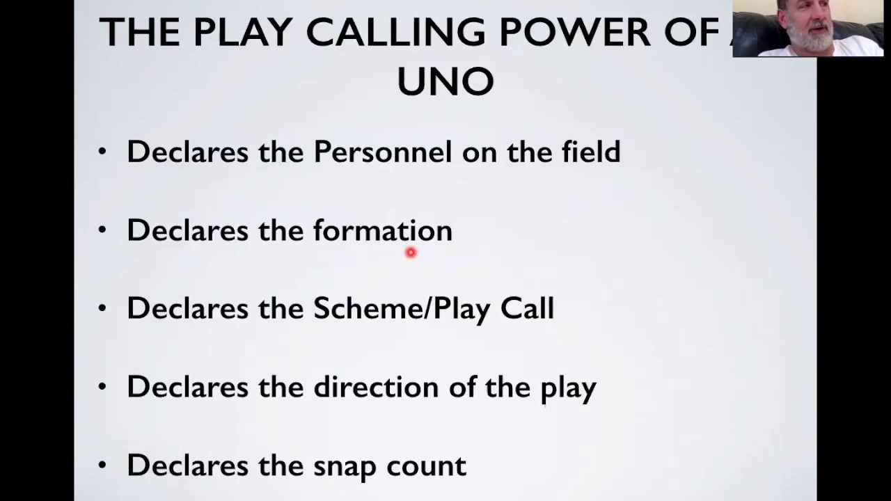 UNO's-One Word Tempo Play Calls