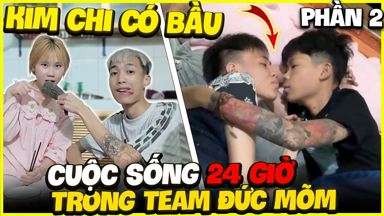 BUSS Gaming | Vlog Cuộc Sống 24H Trong Team Đức Mõm Bồi Bổ Kim Chi Có Bầu, Mướp Vanh Chơi 3Đ Phần 2