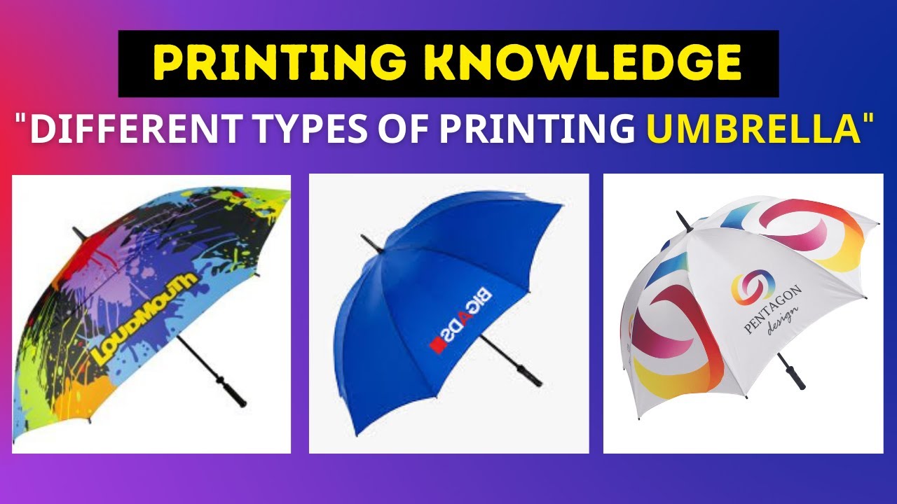 Umbrella printing- How to print on umbrellas?