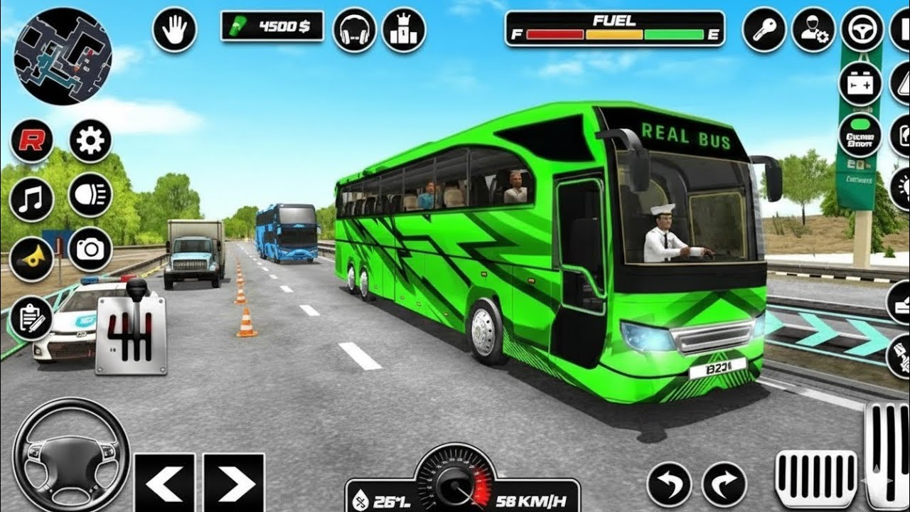 Bus simulator game with highly realistic 3D Indonesian environment and busses!