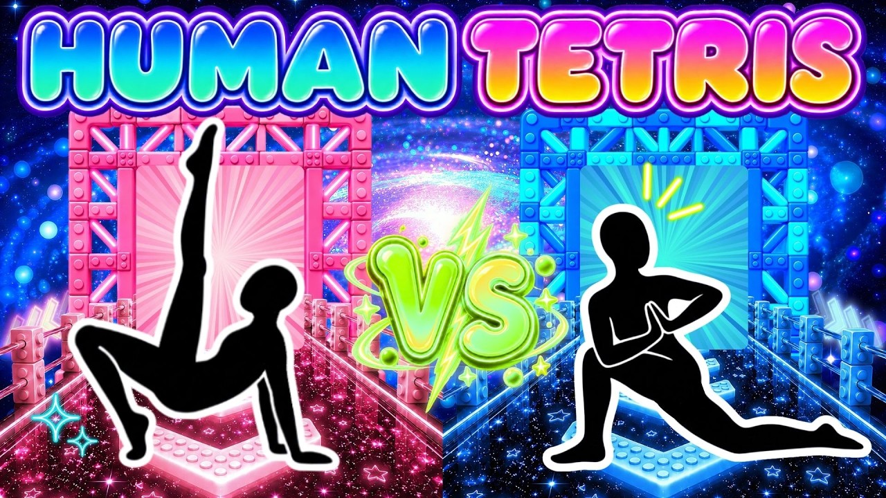 HUMAN TETRIS PVP BATTLE⚡#2 | Beat Them or Be Beaten 💀 | Immersive Interactive Warm-Up