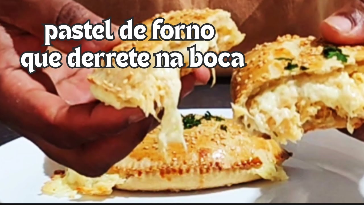 pastel de forno, desse jeito vem de igual água