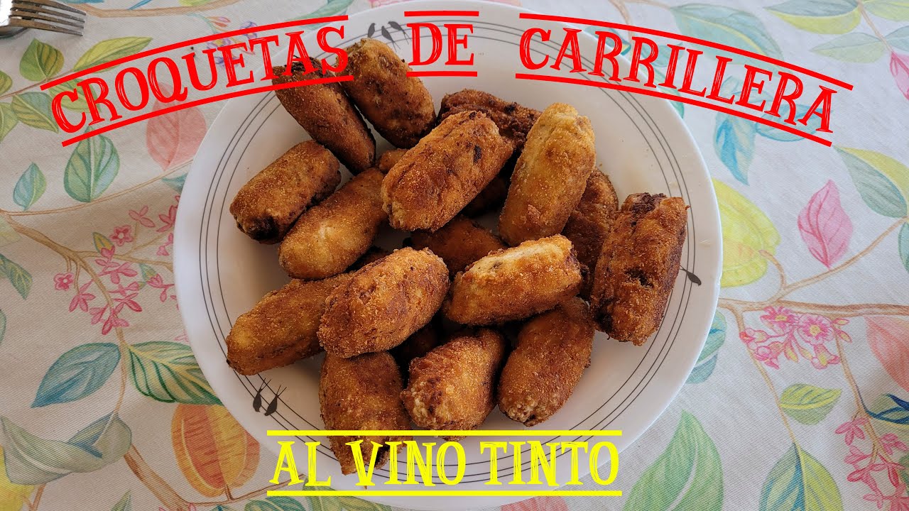 CROQUETAS DE CARRILLERA AL VINO TINTO
