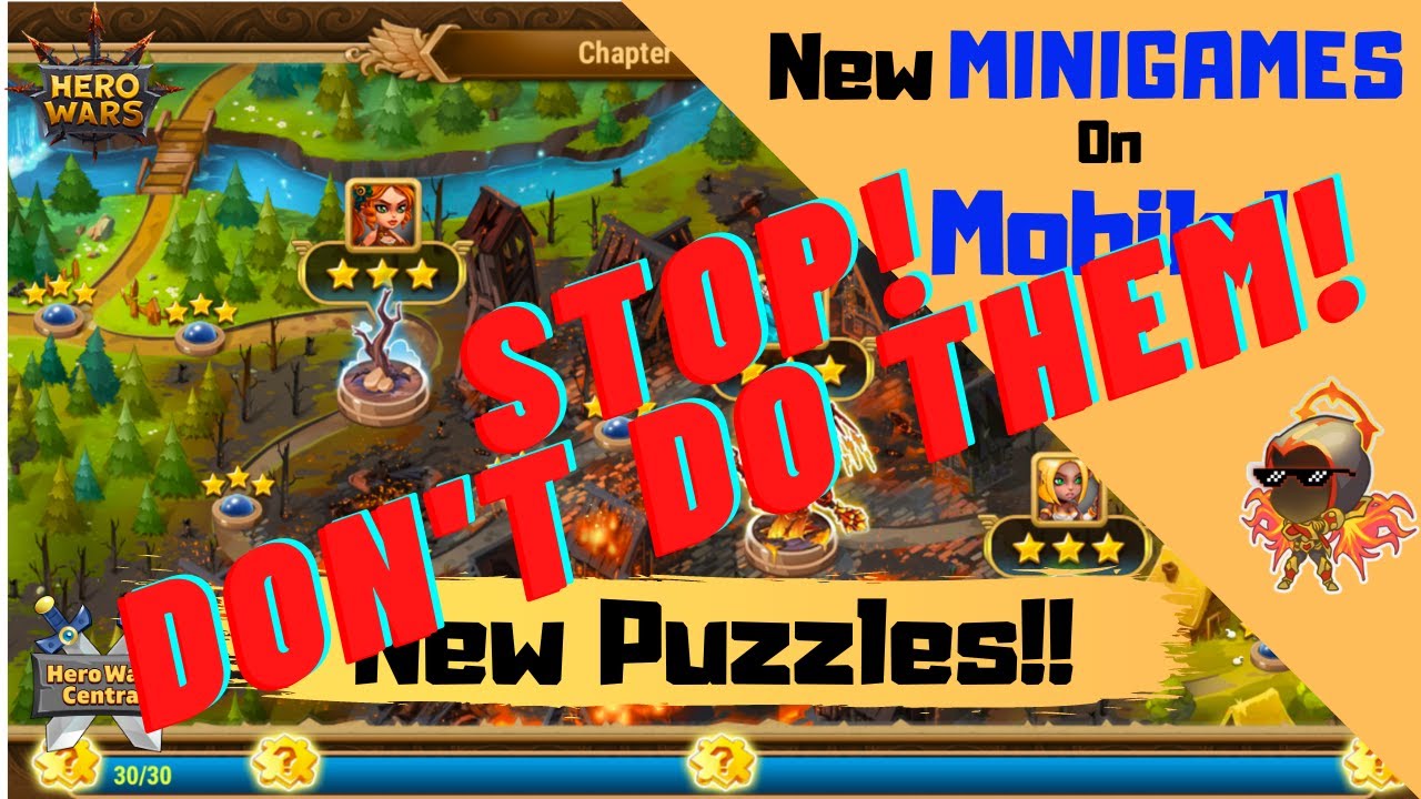 Hero Wars Mobile | DO NOT DO THE NEW CAMPAIGN MINIGAMES!