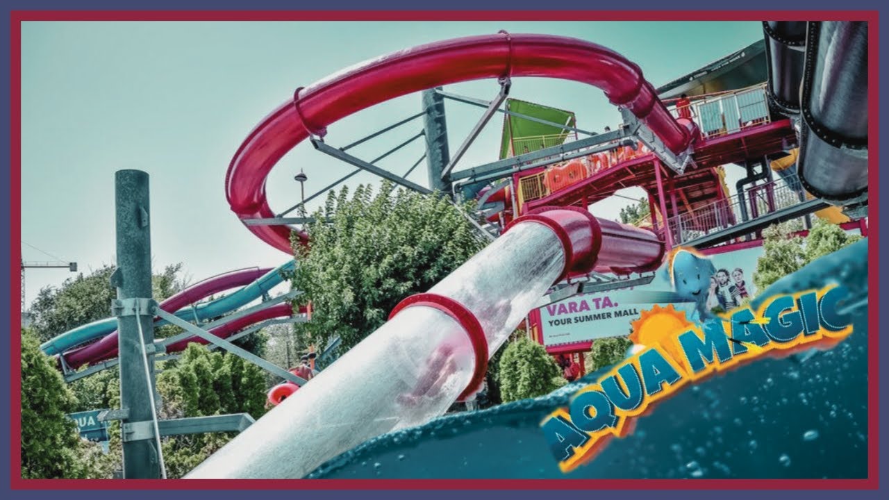 All slides in Aqua Magic waterpark in Mamaia-The first waterpark in Romania