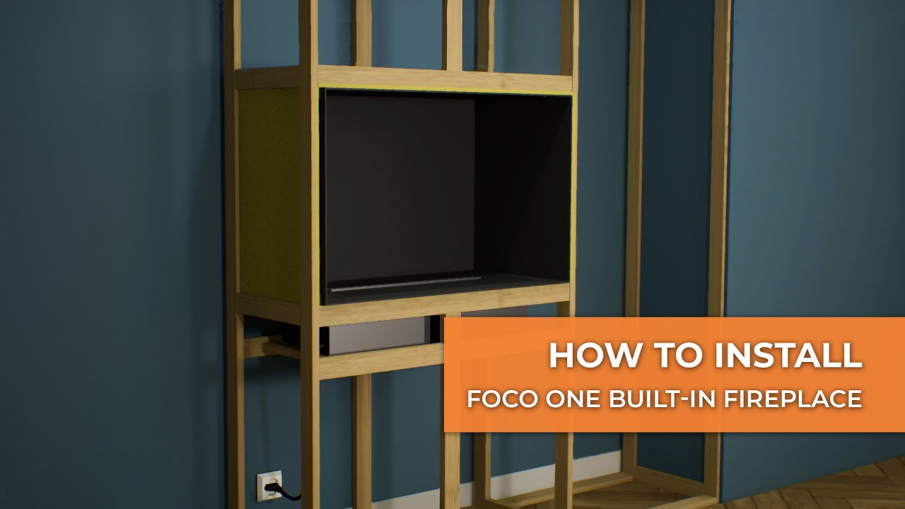 How to install Foco One | Built-in Bio Ethanol Fireplace Guide