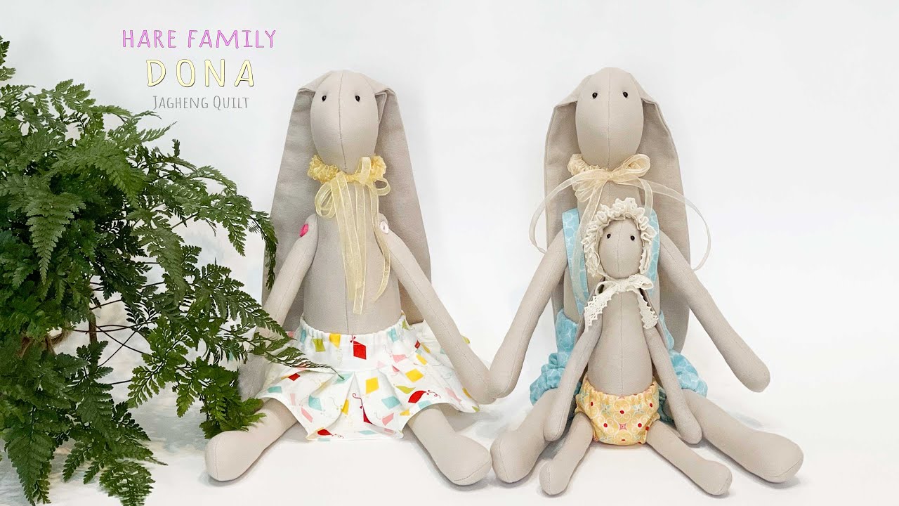 Making rabbit family dolls (DONA) I 산토끼 도나 가족 만들기