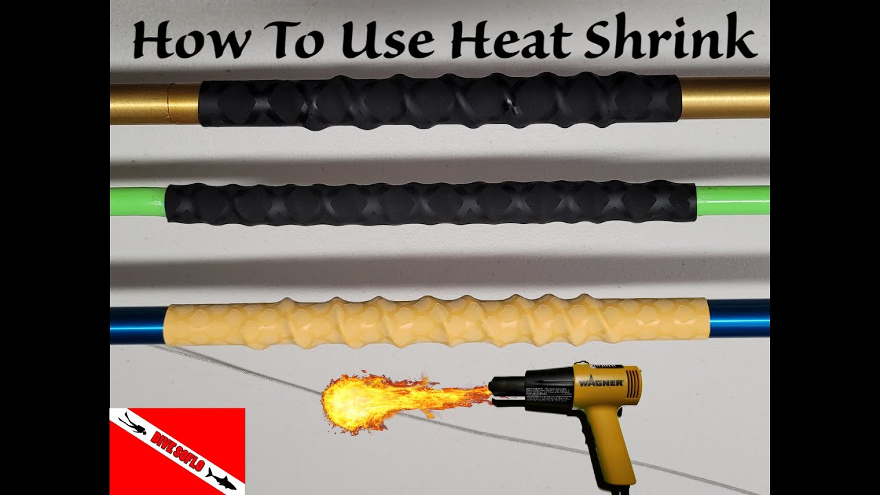 How To Install A Pole Spear Grip Kit And Heat Shrink For Spear Fishing DIY