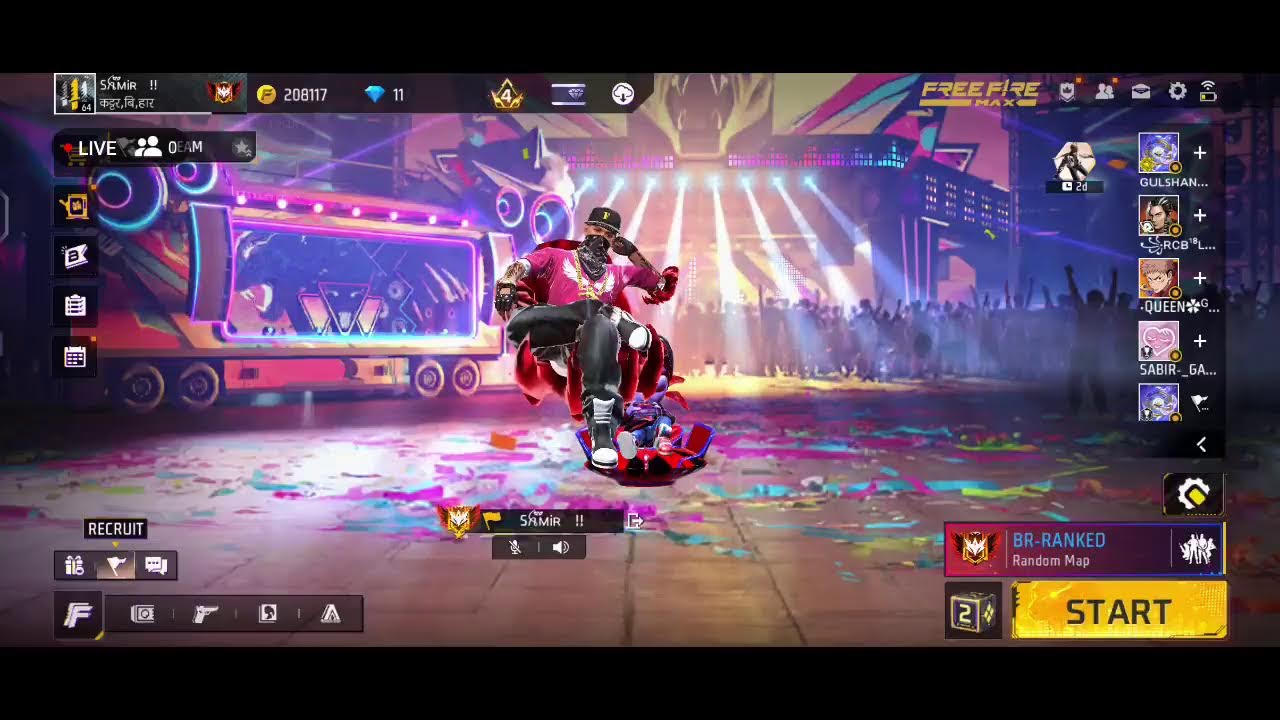 🔴[Live Free Fire New Rank Season Rank Push Live !!Rank Push Live !!