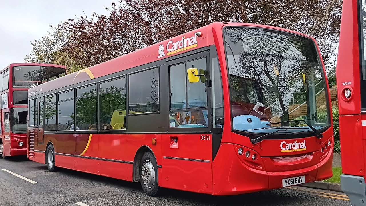 Little 6 minutes ride on Cardinal Buses DEI21 ( YX61 BWV) Enviro200 Lovely Well Looked After E200