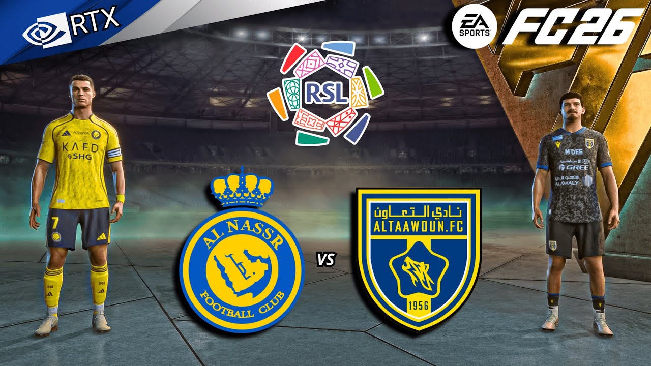 FC 26 - Al Nassr vs Al Taawoun | Saudi Pro League 25/26 Full Match | PC™ [4K60]