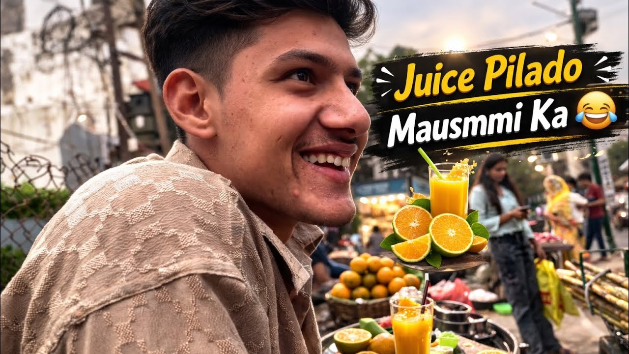 Juice pila do mausambi ka 😂 aaj ki masti #vlog #funny 