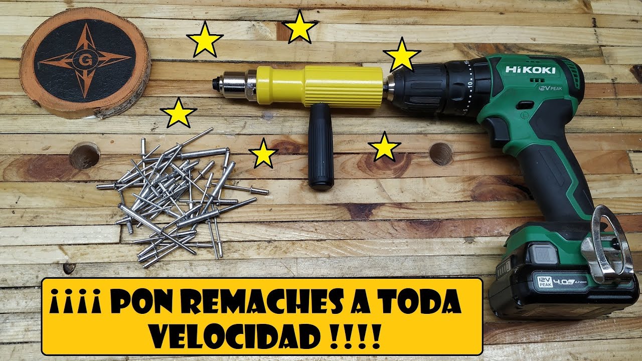 INCREDIBLE RIVETING ACCESSORY FOR DRILLING AND TESTING
