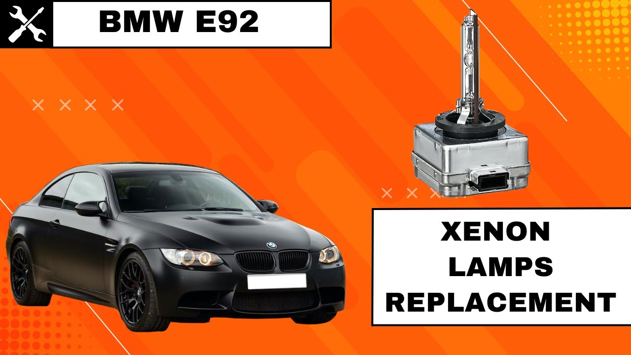 BMW 3 E92 - Xenon Headlight Bulb Replacement