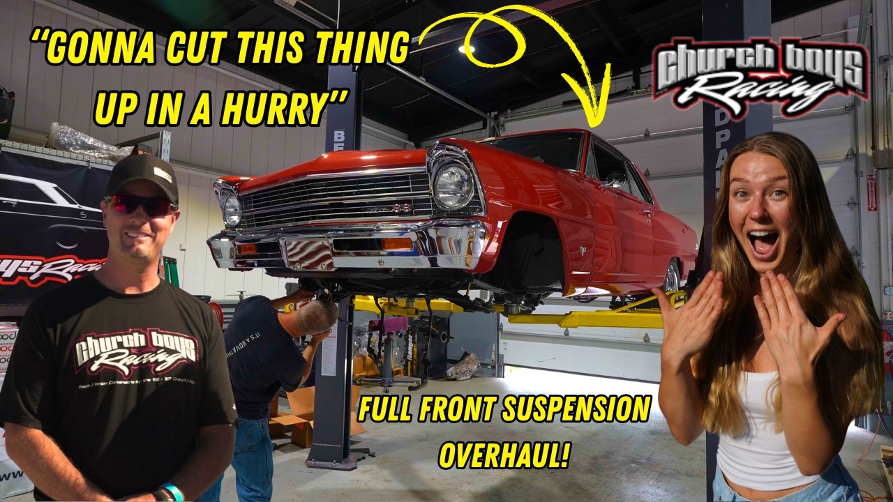 Church Boys Racing Turns my NOVA Into a HANDLING MACHINE Chevy II COMPLETE FRONT SUSPENSION OVERHAUL