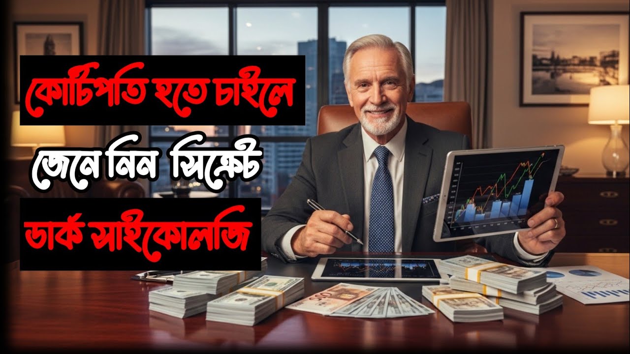 কোটিপতি হওয়ার জন্য ৫ টি ডার্ক সাইকোলজি। যা কেউ আপনাকে বলবে না। 