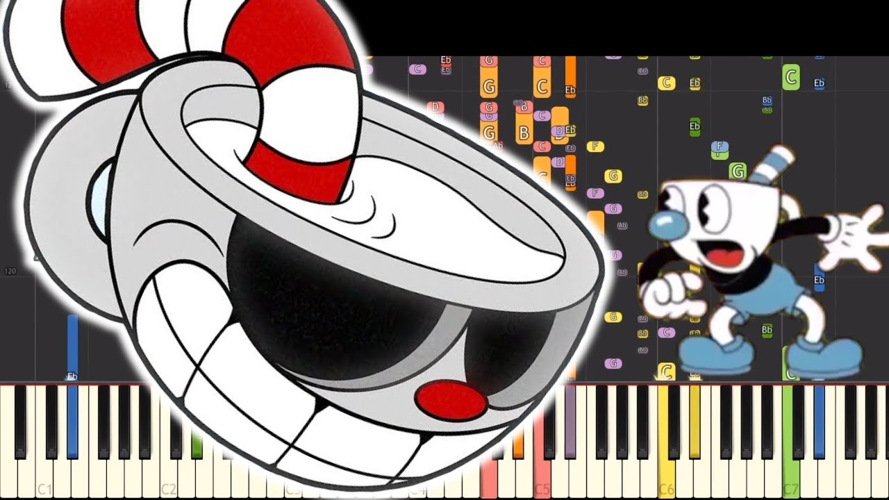 IMPOSSIBLE REMIX - Cuphead Song - Brothers In Arms - DA Games - Piano Cover