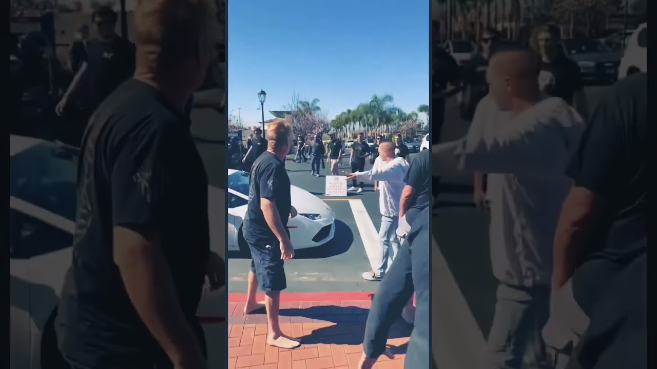 Guy smashes Lamborghini while walking the Beach 🏝️ Boardwalk