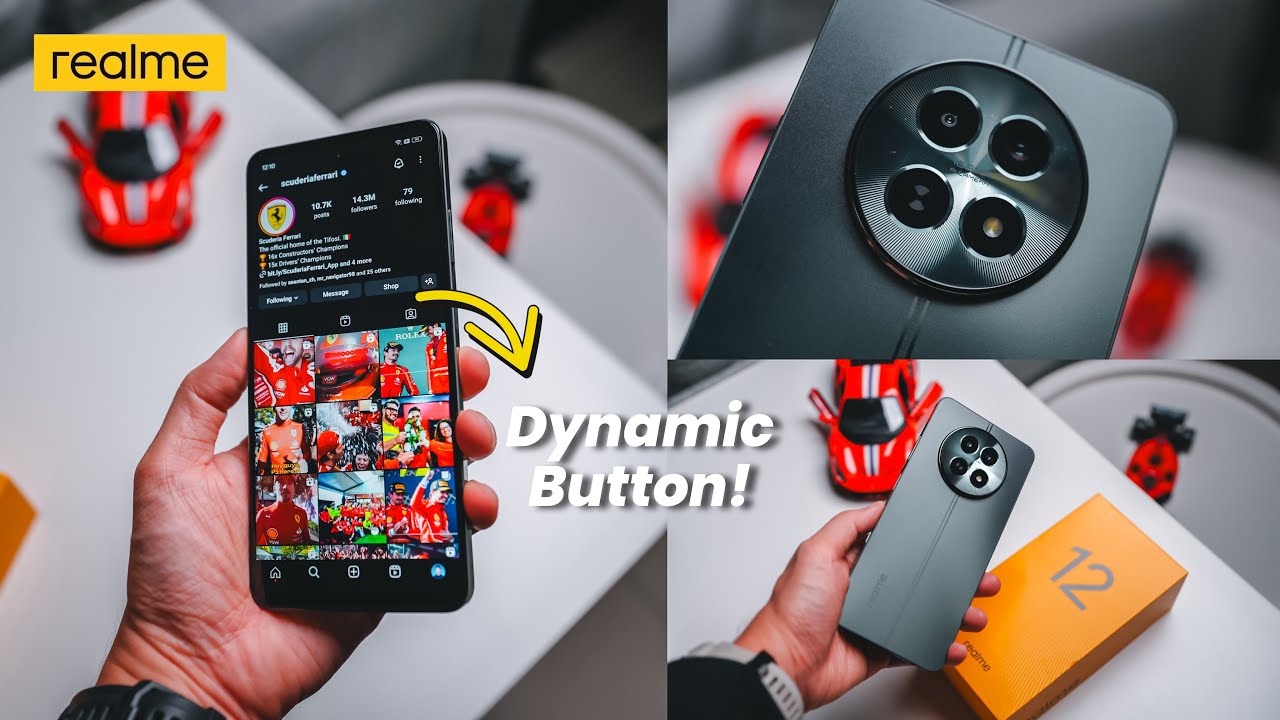 realme 12 5G: первая динамическая кнопка на Android! 1299 ринггитов за 512 ГБ! 😨