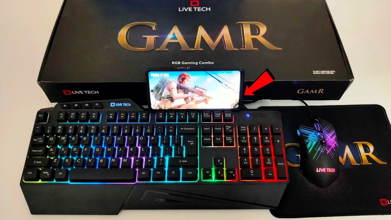 Best RGB Gaming Combo Keyboard + Mouse + Mousepad – LiveTech GAMR RGB Gaming Combo – Chatpat toy tv