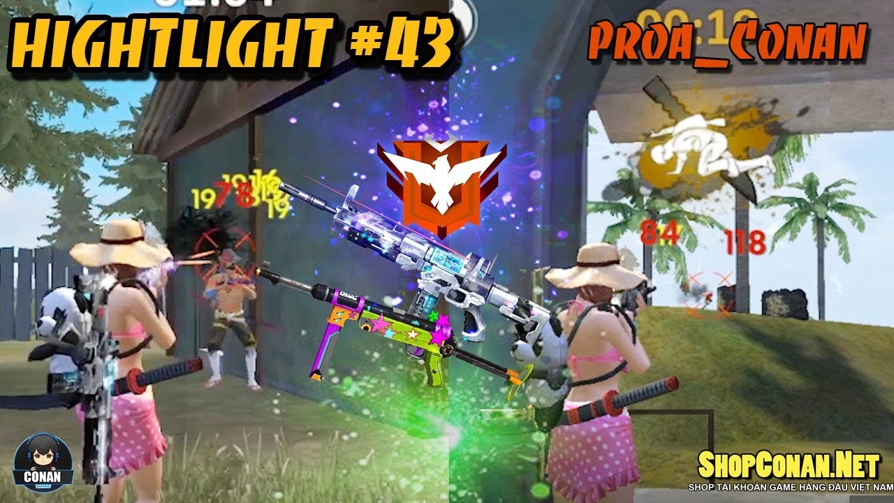 [ Highlight Free Fire ] Tổng Hợp Những Pha Xử Lý Tinh Tế Đẹp Mắt - proA_Conan #43