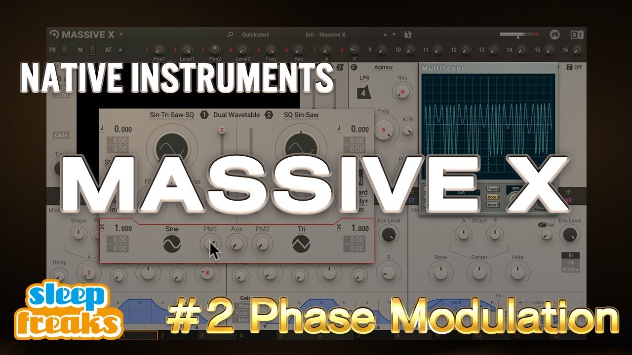 MASSIVE X 使い方② Phase Modulation（フェーズモジュレーション）