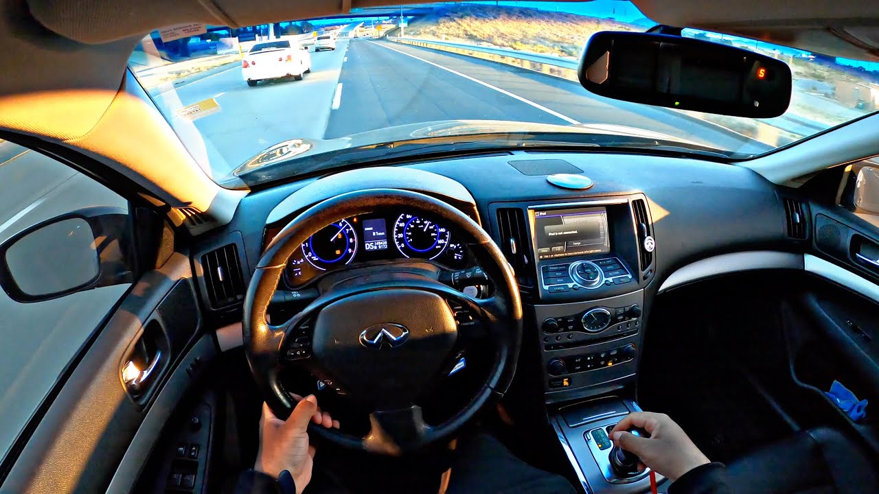 DOING HARD PULLS IN MY INFINITI G37! *POV DRIVE*