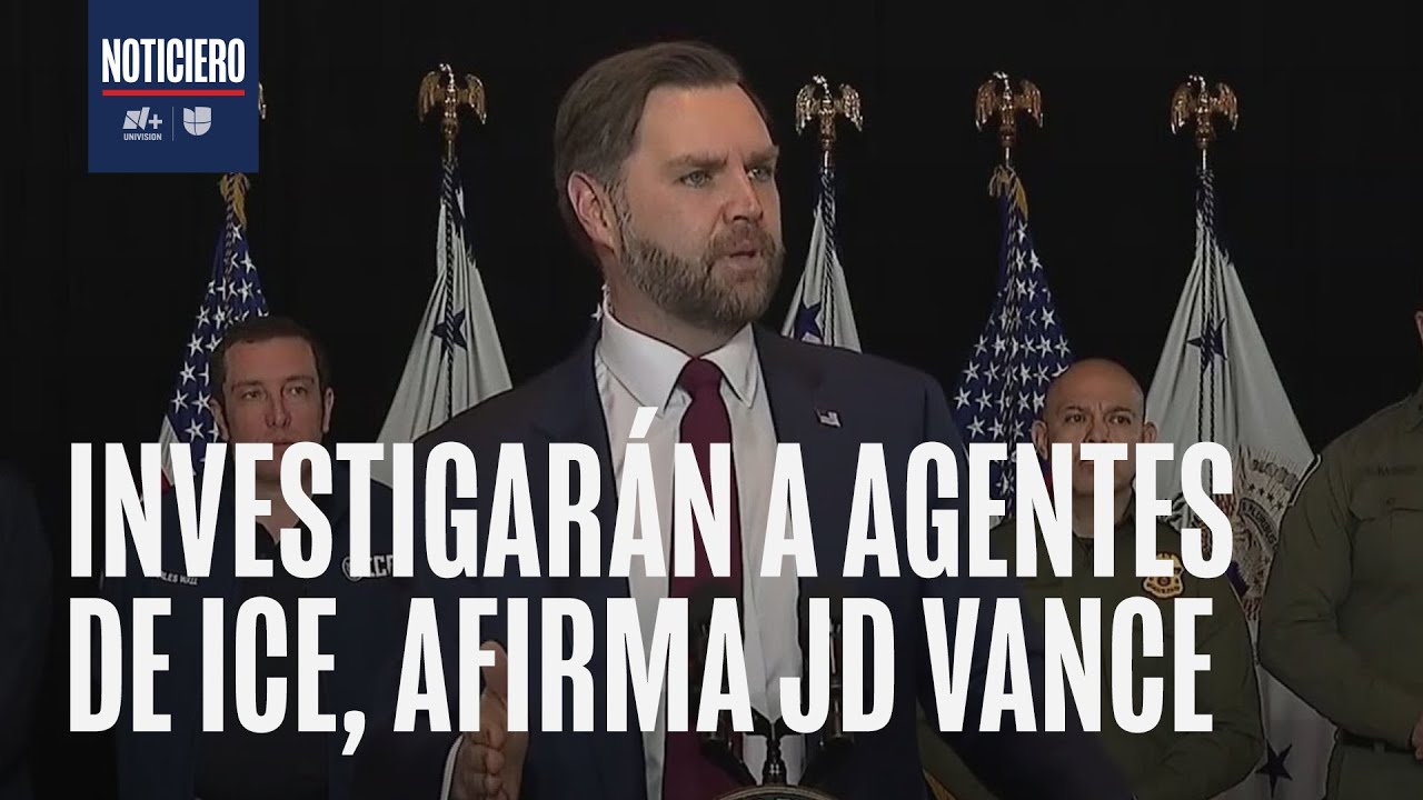 JD Vance habla sobre investigaciones a agentes de inmigración