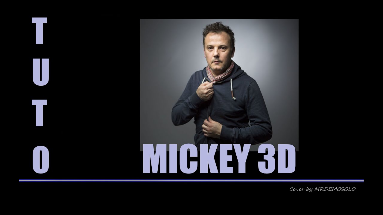 MICKEY 3D - LA ROSE BLANCHE - TUTO GUITARE FACILE - GA86 + FREE  TAB
