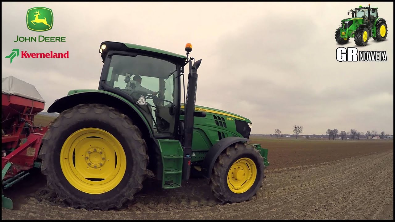 John Deere 6130R + Kverneland Accord DA Siew 2016