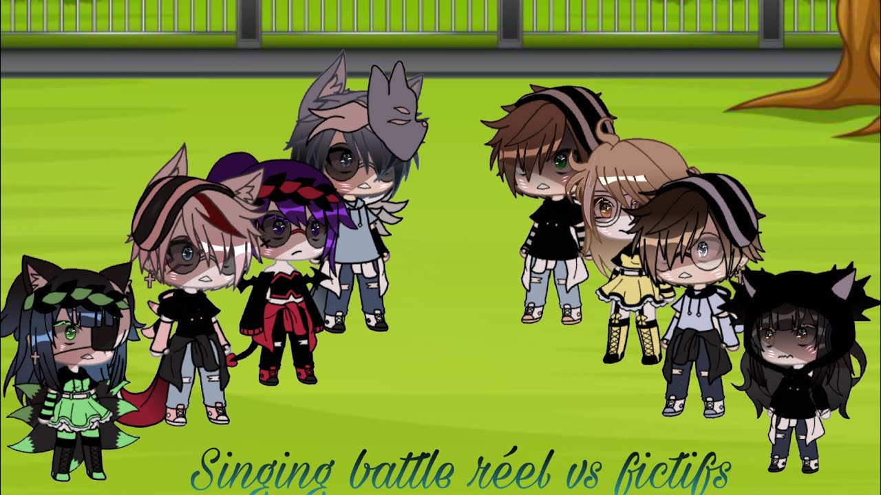 Singing battle réel vs fictifs // Suite de quand les masque tombe// Gacha Life vidéo music