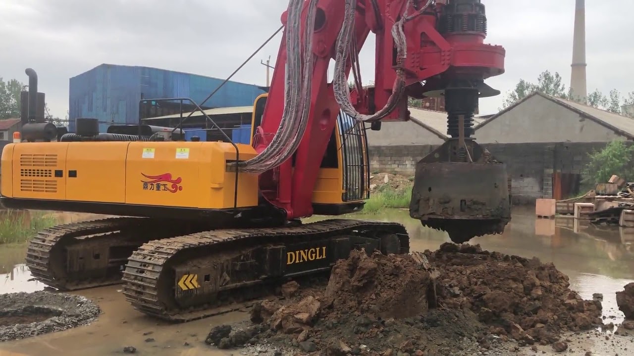DR-150 rotary drilling rig piling drill machine