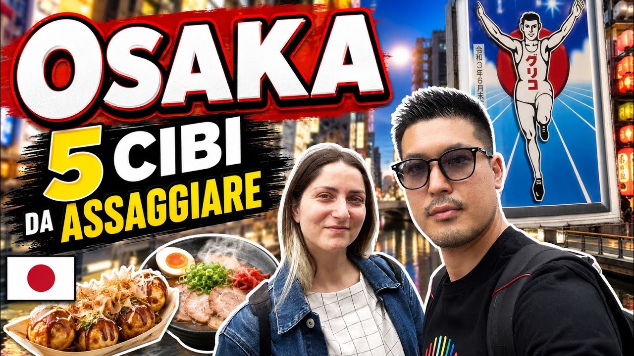 COSA MANGIARE AD OSAKA? CONSIGLI DI UN OSAKANESE 😎 🇯🇵 5 CIBI DA PROVARE | STREET FOOD IN GIAPPONE