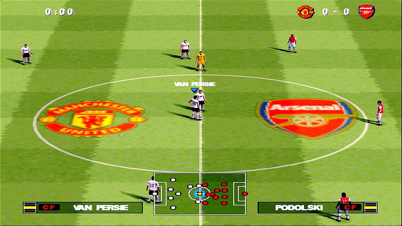 PES 2013 - Manchester United vs Arsenal | PS2