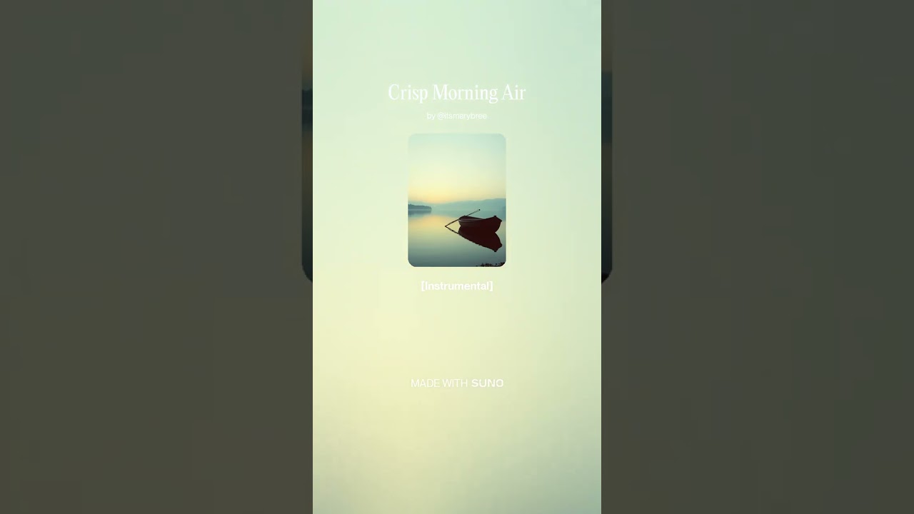 Crisp Morning Air #instrumental